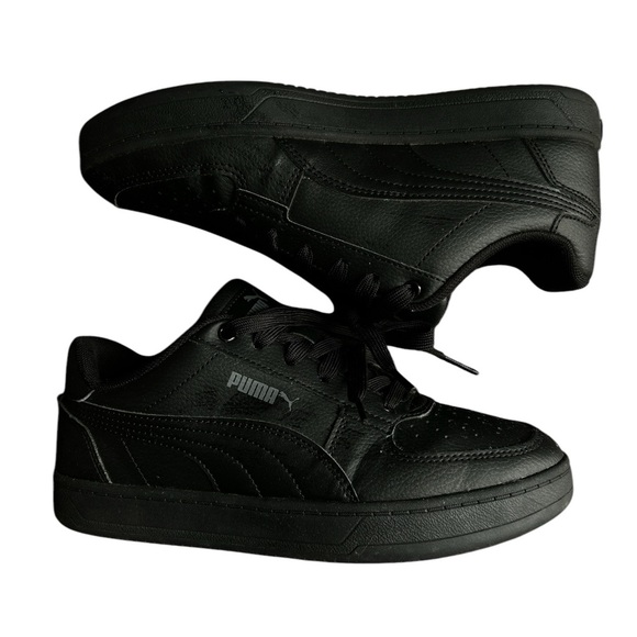 NWB Puma Carina Jr Sneakers - Black - Size US 5.5 - Picture 1 of 7